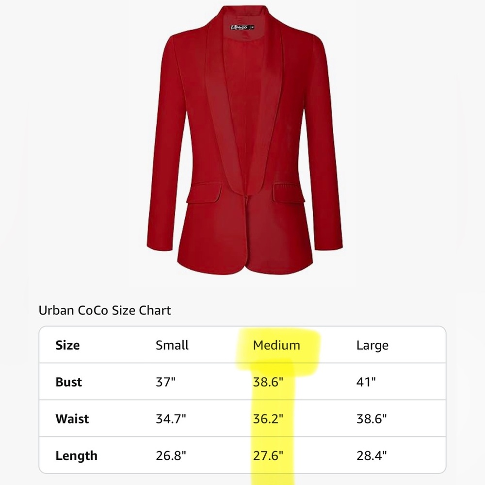 Red Blazer - Picture 5 of 5